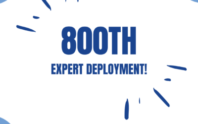JRR Completes its 800th Expert Deployment