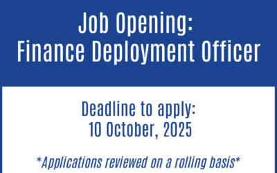 Job Opening: Finance Deployment Officer